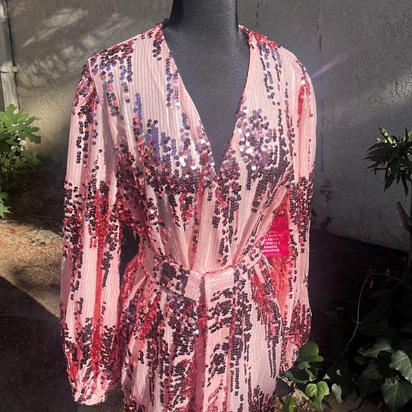 Buddy Love sequin dress size LARGE - Picture 2 of 8